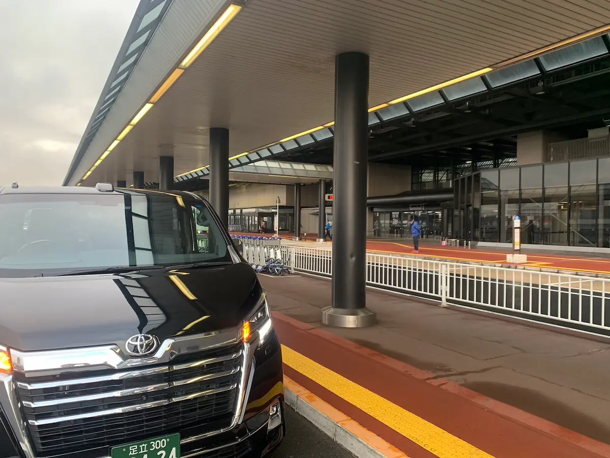 渋谷から成田空港へ向かうジャンボタクシー・ワゴンタクシー