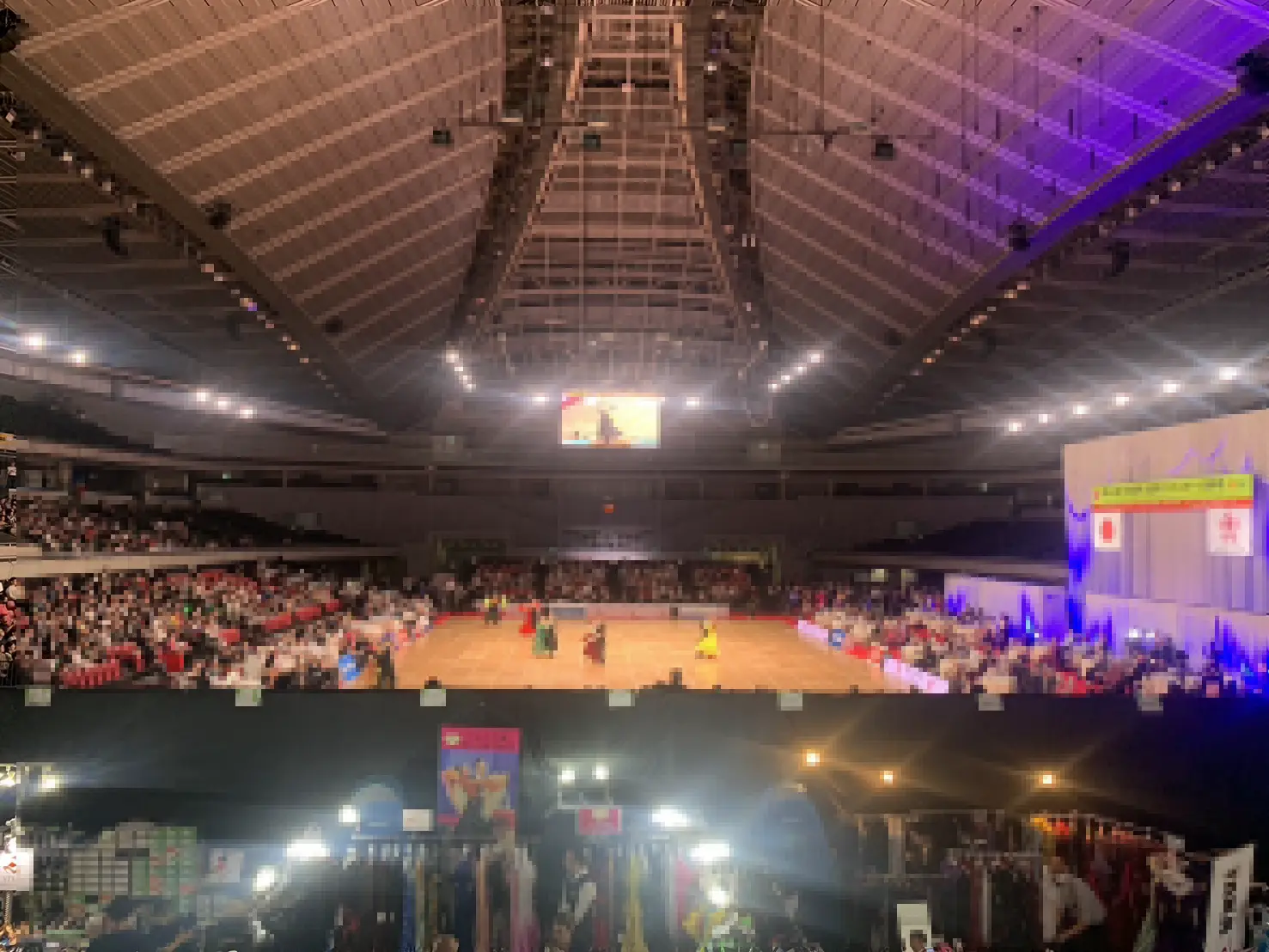 Jumbo taxis used for transport to and from the Prince Mikasa Cup Dance Championships
