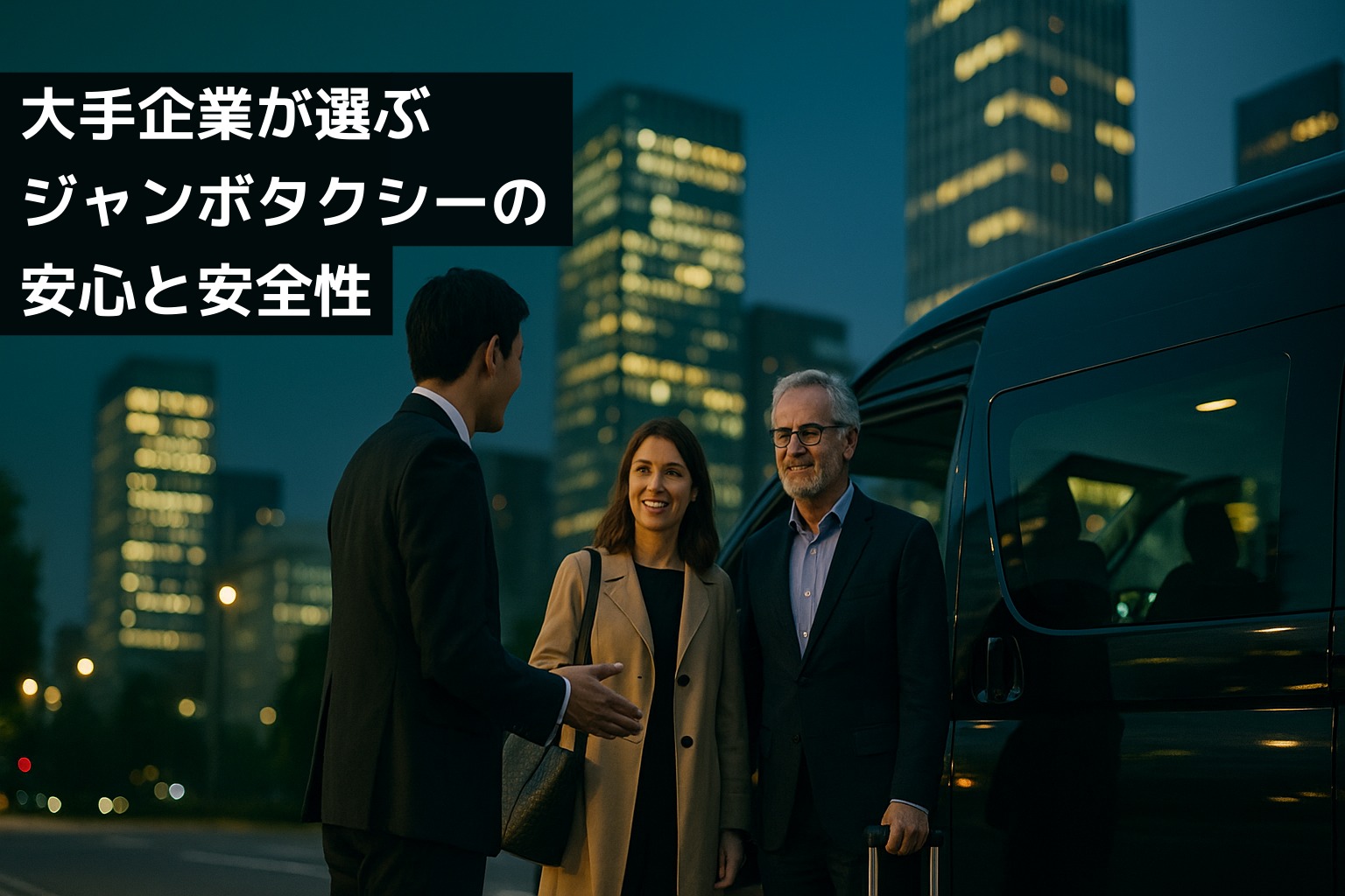 ジャンボタクシーで海外ゲストを迎える法人送迎