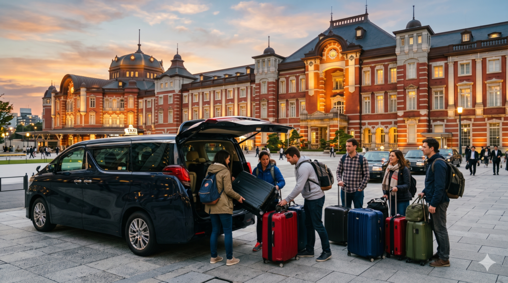 Shinkansen transfer to and from Tokyo Station｜Door-to-door by jumbo taxi